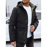 DStreet men's winter jacket with detachable hood black | ePonuda.com