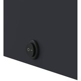  Kupaonski ormarić s ogledalom i LED svjetlom sivi 45x13x52 cm | shoptok.hr