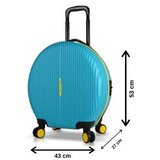 Zoozie Bags Putni kofer 2408, Svijetloplava Cijene
