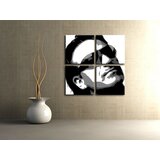  Ručno slikane slike na platnu na platnu POP Art Bono-U2 4-dijelna () Cijene