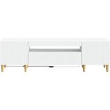  LED TV kabinet Bijela Konstruirano drvo | shoptok.hr