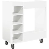 Golf ormar s kotačem Jednobojno Bijelo 90 x 45 x 98 cm | shoptok.hr