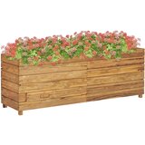 In Posuda za sadnju 150x40x55 cm od reciklirane tikovine i čelika | shoptok.hr