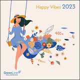 Neumann Verlage - Zidni kalendar 2023 - GreenLine, Happy Vibes, 30x30 cm | ePonuda.com