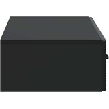 Stolna Stenska stranska miza Črna 87,5 x 34,5 x 17 cm Inženirski les, (5000232381) | Shoptok.si