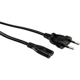 napajalni kabel Euro ploščati vtič do C7\, 2-polni\, črn\, 3 m 19.99.2092 tok napajalni kabel črna 3.00 m, (20414948)