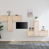 The Living Store TV omarica 6 kosov trdna borovina - TV Omarica, (21376683) Cene