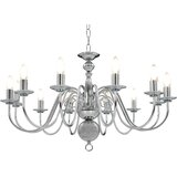 vidaXL Lestenec srebrn 12 x E14 žarnice Cene