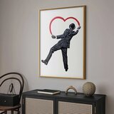  Plakat - Elegant Graffiti Artist 21x30 Zlatni okvir | shoptok.hr