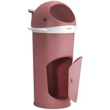 Kindsgut Temno rožnat plastičen koš za plenice 25 l Whale – | Shoptok.si