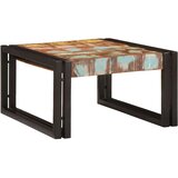 vidaXL Polica za kopalnico 60 x 50 x 23 cm Trdna mango les, železo | Shoptok.si