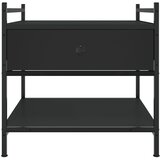 Stolić za kavu crni 50 x 50 x 50 cm od konstruiranog drva | shoptok.hr