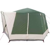  Kabinski šator s krovom Zelena i bijela 333 x 317 x 194 cm | shoptok.hr