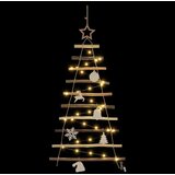  Božićno drvce s 30 LED svjetlima Prirodna 90 cm Masivni jasen | shoptok.hr