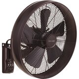  Lucci air 213125 - Zidni ventilator BREEZE 55W/230V, crna/smeđa, sa daljinskim upravljačem | Eponuda.com
