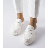 Gemre White mules with closed toe Berkshire | Shoptok.si