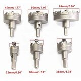 4EVERHOPE komplet 6 TCT kronskih žag za kovino 22–65 mm | Shoptok.si