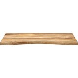  Ploča za radni stol zaobljena 90x50x2,5 cm od drva manga | shoptok.hr