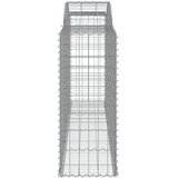  Lučne gabionske košare 2 kom 300x50x120/140cm pocinčano željezo | shoptok.hr