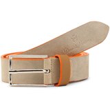 Duca di Morrone Belt - Leather Beige Smeđa | shoptok.hr