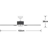  Lucci air 510297 - Plafonski ventilator FIJIAN beo | Eponuda.com