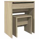  Toaletni stolić sa stolcem boja hrasta sonome 60x40x113,5 cm | shoptok.hr