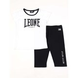 Leone 1947 Otroški kompleti Girl Sets T-Shirt + Leggings B W Bela Cene