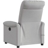 vidaXL Masažni naslanjač sivo blago | Shoptok.si