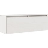 Furnova Stenska omarica bela 100x30x35 cm trdna borovina, (21949991) | Shoptok.si