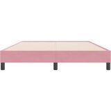 Box Spring krevet bez madracem ružičasti 160x220 cm baršun | shoptok.hr