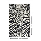 Conceptum Hypnose Tepih Zebra, 140x190 cm, Crno-bijeli | Eponuda.ba