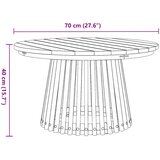  Bocni stol Smeđa 70 x 70 x 40 cm Čvrsto teak drvo | Eponuda.ba