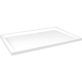 vidaXL Pravokotna ABS tuš kad bela 80x120 cm | Shoptok.si