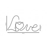 Opviq zidna led dekoracija love in love large blue | ePonuda.com