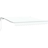  Povlačivi tende Bijela 350 x 250 cm Tkanina i Aluminij | shoptok.hr