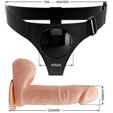Pretty Love HARNESS BRIEFS UNIVERSAL HARNESS WITH DILDO TOM 20 CM NATURAL | shoptok.hr