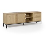 Marckeric TV komoda u dekoru hrasta u prirodnoj boji 180x59x40 cm Luc – | shoptok.hr