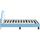  za djecu s uzglavljem Plava 80 x 160 cm PU | shoptok.hr