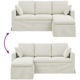 SOFA Krema 178 x 134 x 80 cm Baršun | shoptok.hr