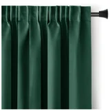 Tamno zelena zatamnjujuća/termo izolacijska zavjesa 140x245 cm Pleat –