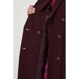 Gestuz Volnen plašč bordo barva | Shoptok.si