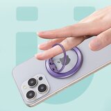Techsuit MagSafe telefonski obroč (MPR2) – Okrogla oblika – aluminijeva zlitina – bordo | Shoptok.si