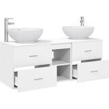  Set namještaja za kupaonicu 3 kom. Bijela 49,5 x 44,5 x 65 cm | shoptok.hr