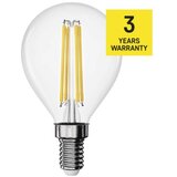  LED žarnica Filament Mini Globe / E14 / 3,4 W (40 W) / 470 lm / Toplo bel | Shoptok.si