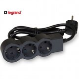 Legrand Prenosiva utičnica 3-str 3 m crna | shoptok.hr