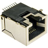 Oem utičnica RJ45 w/oled w/shield td smd w/i t&r (5mm) zlatno-crna Cene