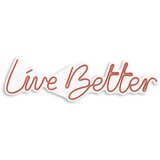 WALLXPERT dekorativna plastična led rasveta live better red | ePonuda.com