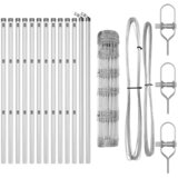  Stup za ogradu Galvanizirano 25 x 0,8 m Čelik | shoptok.hr
