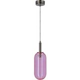 Candellux Ljubičasta LED viseća svjetiljka sa staklenim sjenilom ø 13 cm Fiuggi – Cijene