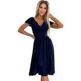 Numoco Dress with neckline and short sleeves | Shoptok.si